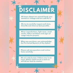 Disclaimer for Live Shows 🚨❤️